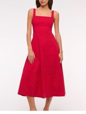 archer midi dress Archer Midi Dress in Fuchsia